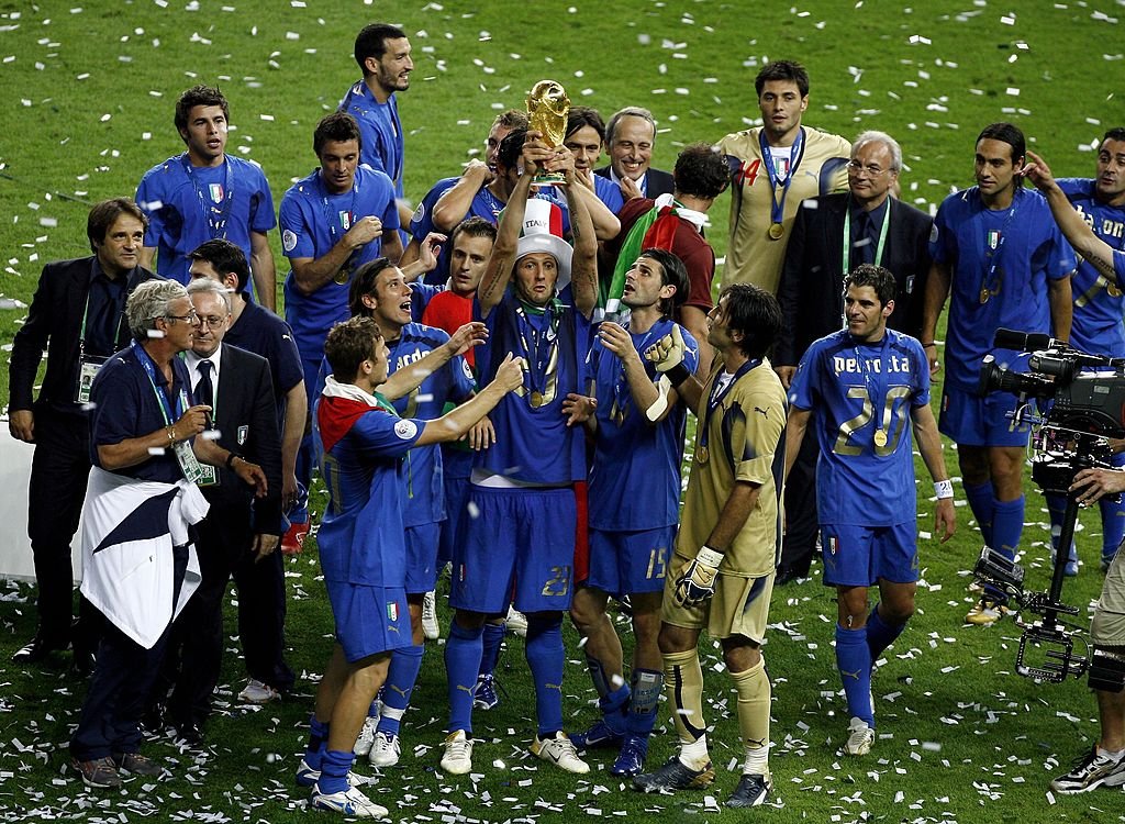 Italia con la Copa del Mundo 2006